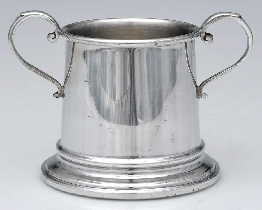 RVS6 (Pewter, Hollowware) Double Handled Mug by Revere Silver-1