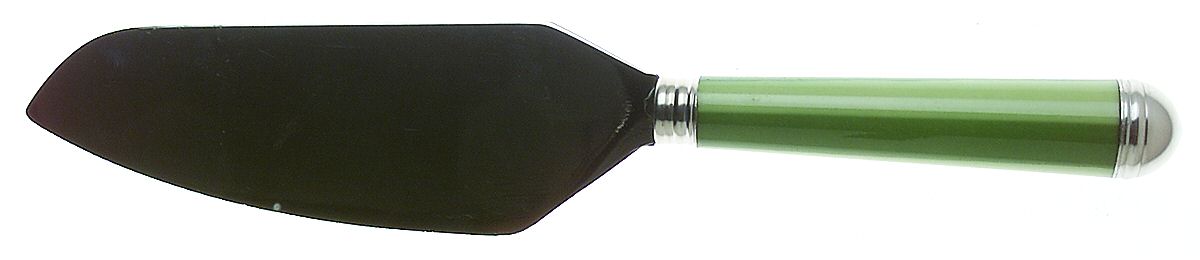 Coutellerie-Green Stripes (Stainless) Pie Server with Stainless Blade by Sabre-1