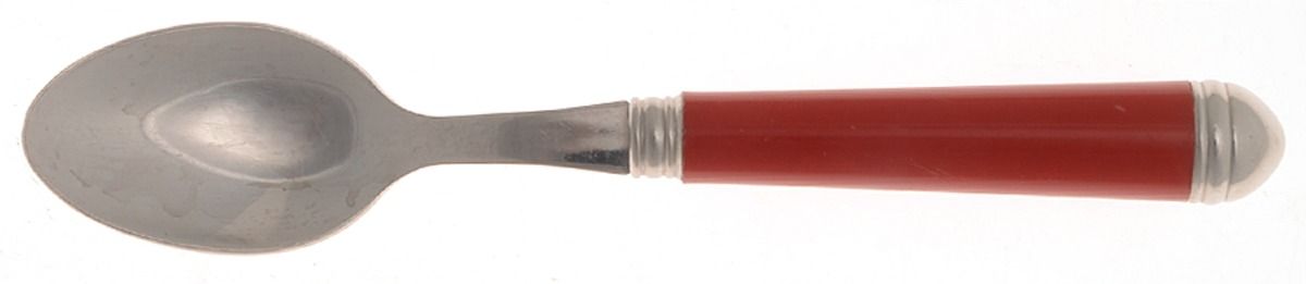Coutellerie-Red Stripes (Stainless) Teaspoon by Sabre-1