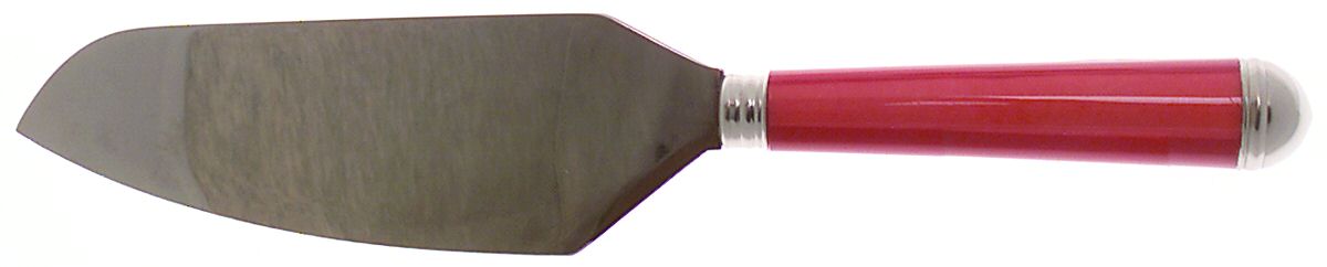 Coutellerie-Red Stripes (Stainless) Pie Server with Stainless Blade by Sabre-1