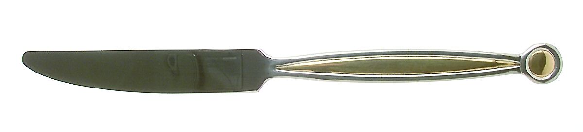 Anelli Gold (Stainless, Gold Accent) New French Solid Knife by Sasaki-1