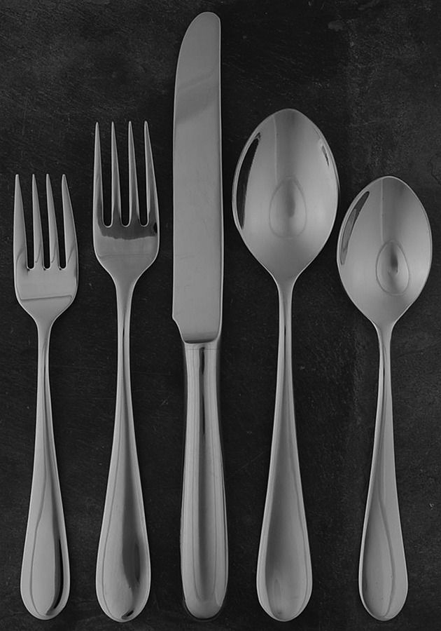 Basic (Stainless) 5 Piece Place Setting by Sasaki-1