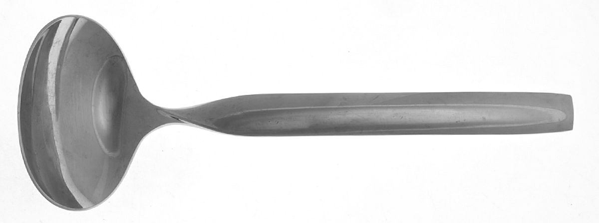 Double Helix (Stainless) Solid Gravy Ladle by Sasaki-1