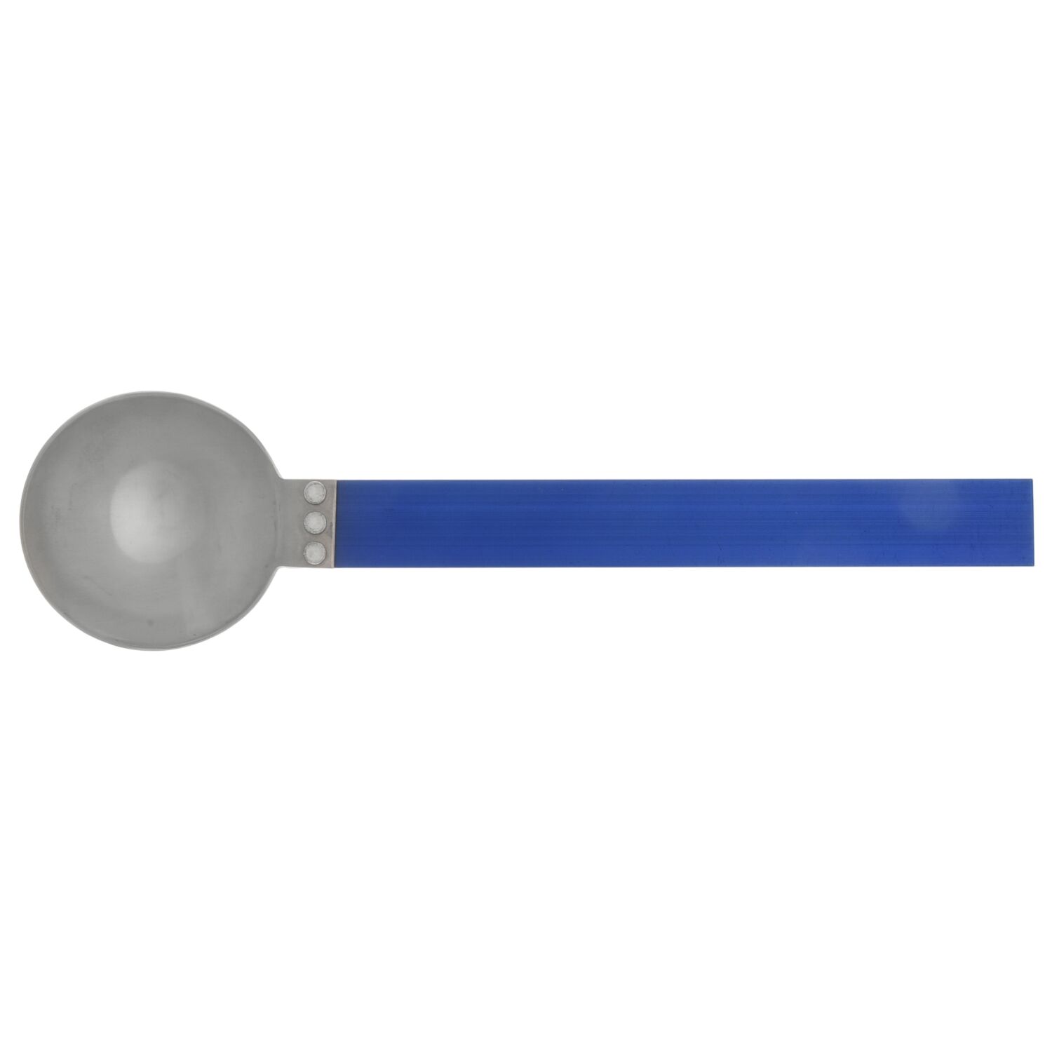 Electra Blue (Stainless, Blue) Place/Oval Soup Spoon by Sasaki-1