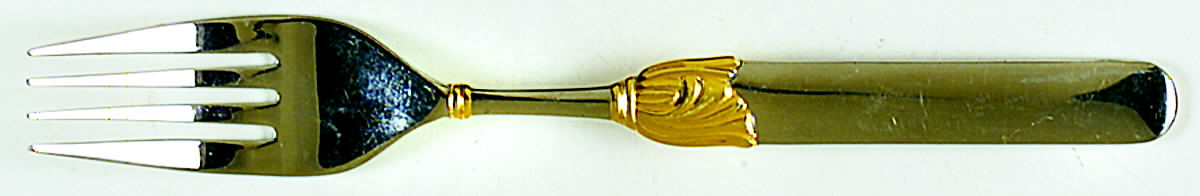 Fontenay Gold (Stainless, Gold Accent) Individual Salad Fork by Sasaki-1