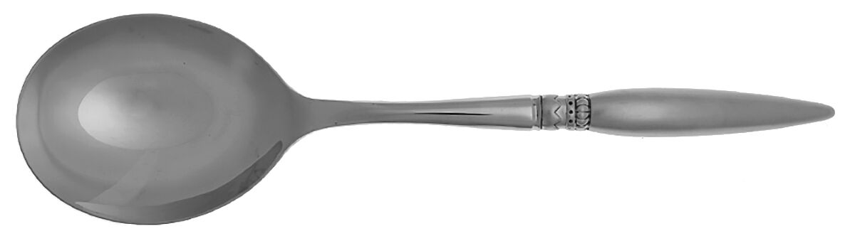 Harlequin (Stainless) Casserole Spoon with Smooth Stainless Bowl HC by Sasaki-1