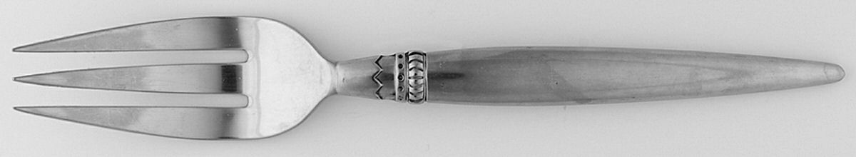 Harlequin (Stainless) Solid Serving Fork by Sasaki-1