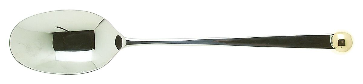 Orbit Gold (Stainless) Solid Serving Spoon by Sasaki-1