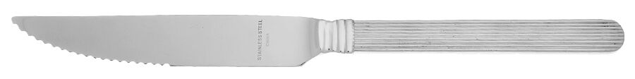 Rigadin (Stainless) Steak Knife Individual Hollow, Serrate HC by Sasaki-1