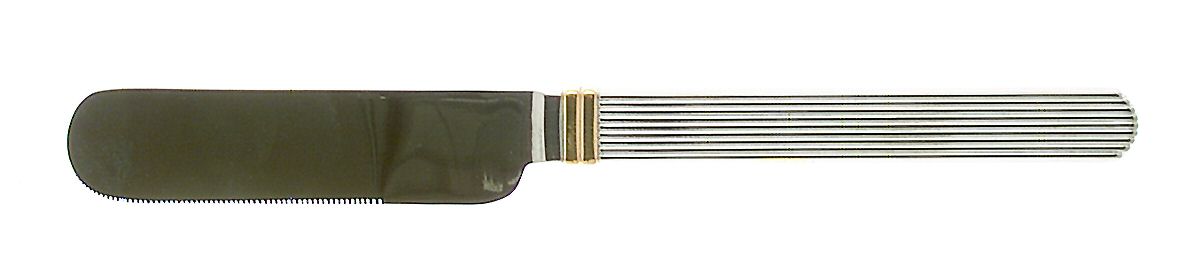 Rigadin Gold (Stainless, Gold Accent) Blunt Solid Knife by Sasaki-1