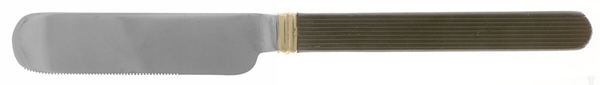 Rigadin Matte Black (Stainless) Blunt Solid Knife by Sasaki-1