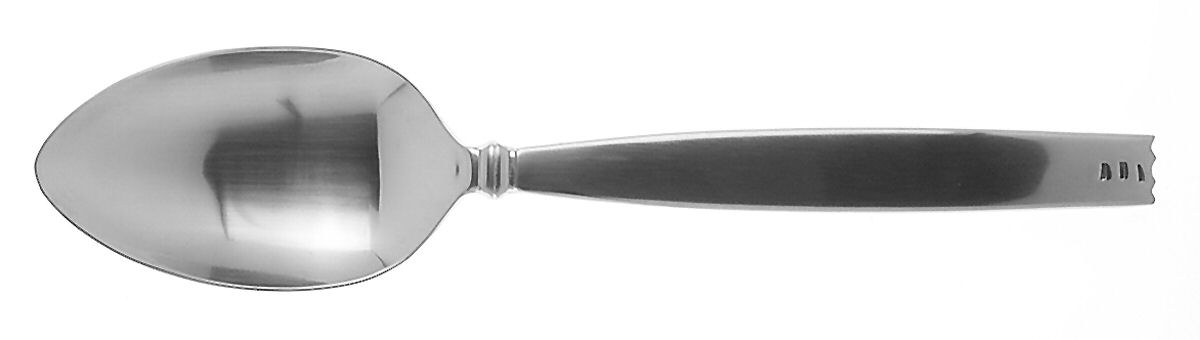 Zig Zag (Stainless) Solid Serving Spoon by Sasaki-1