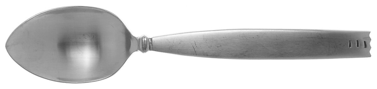 Zig Zag (Stainless) Place/Oval Soup Spoon by Sasaki-1
