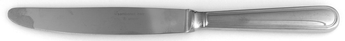 Contour (Silverplate on 18-10 Stainless) Dessert Knife with Stainless Blade by Sambonet-1