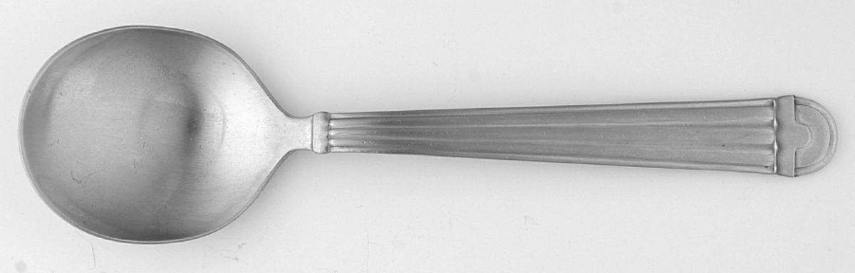 Florence (Stainless) Round Bowl Soup Spoon (Cream Soup) by Sambonet-1