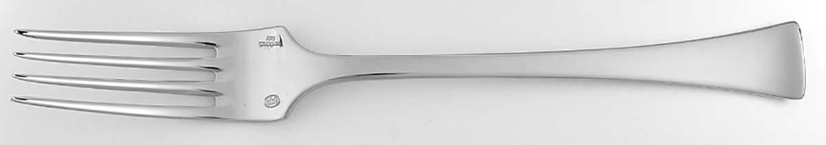 Triennale (Stainless) Small Solid Cold Meat Serving Fork by Sambonet-1