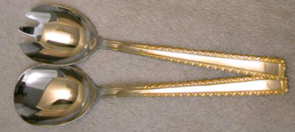 Berlin (Stainless) (2 Pc) Solid Salad Set by SBS Bestecke-1