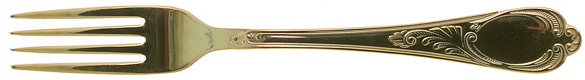 Wien (Gold Electroplate) Fork by SBS Bestecke-1