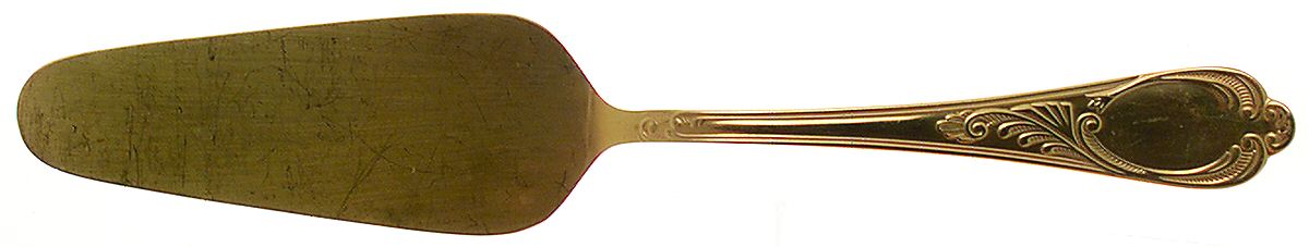 Wien (Gold Electroplate) Solid Pie Server by SBS Bestecke-1
