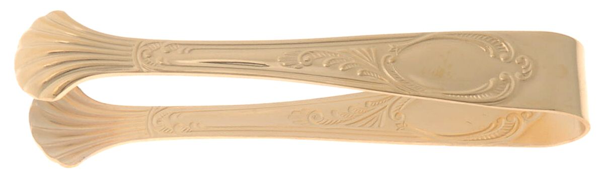 Wien (Gold Electroplate) Small Sugar Tongs by SBS Bestecke-1