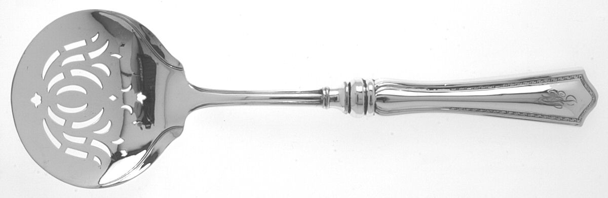 Arcadia (Sterling) Tomato Server with Silverplate Blade by Saart Brothers-1