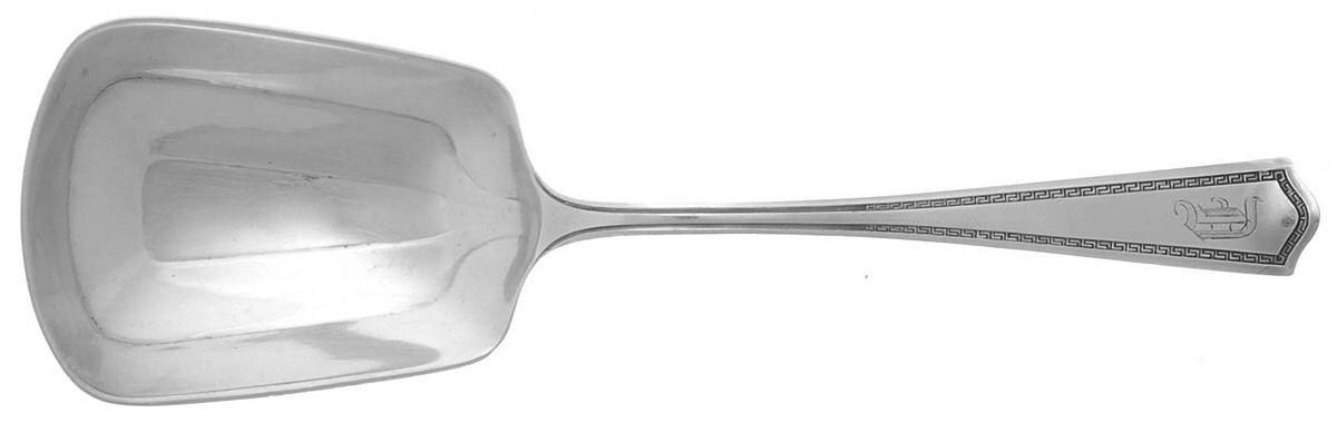 Arcadia (Sterling) Small Solid Berry/Casserole Spoon by Saart Brothers-1