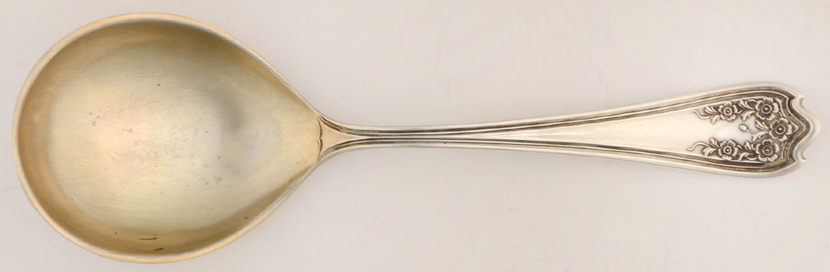 Blossom (Sterling) Large Jelly Spoon by Saart Brothers-1