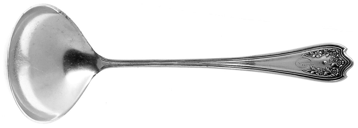 Blossom (Sterling) Solid Gravy Ladle by Saart Brothers-1