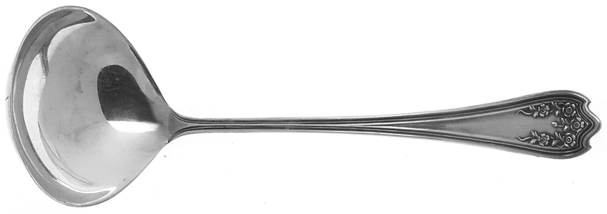 Blossom (Sterling) Solid Gravy Ladle by Saart Brothers-1
