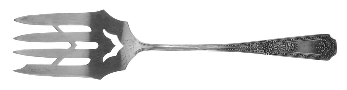 Carpathia (Sterling, 1900) Small Solid Cold Meat Serving Fork by Saart Brothers-1