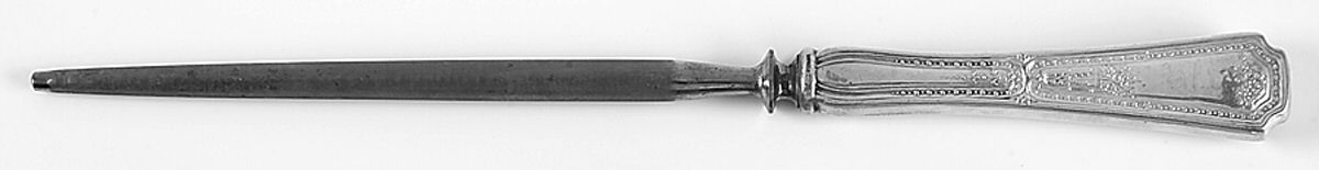 Carpathia (Sterling, 1900) Large Roast Steel Rod Knife Sharpener by Saart Brothers-1