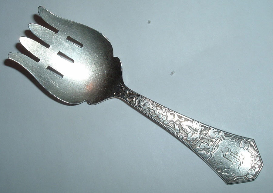 Grape (Sterling, 1905) Baby Fork by Saart Brothers-1