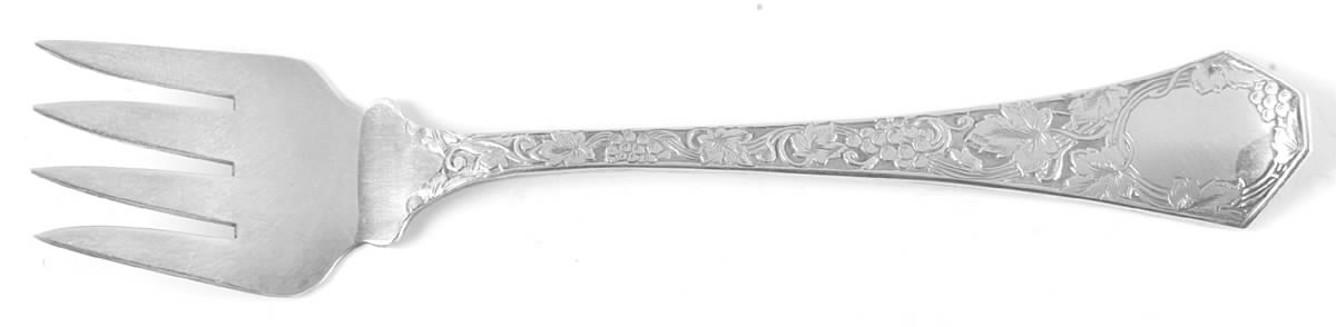 Grape (Sterling, 1905) Large Ramekin Fork by Saart Brothers-1