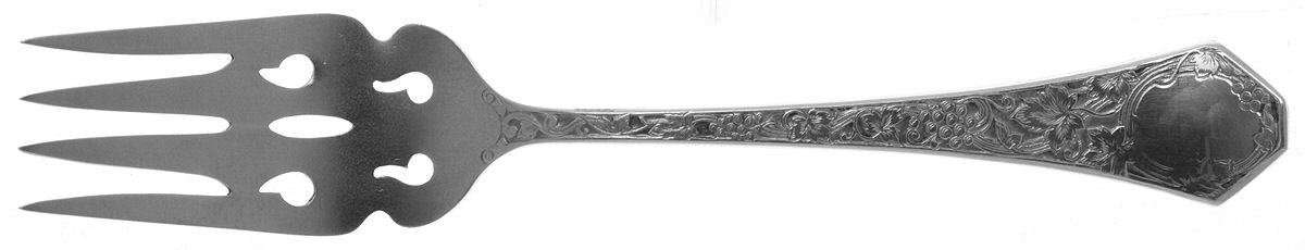 Grape (Sterling, 1905) Individual Salad Fork by Saart Brothers-1