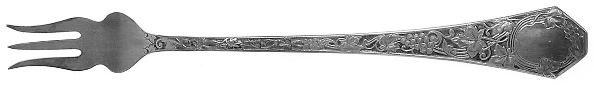 Grape (Sterling, 1905) Cocktail/Seafood Fork by Saart Brothers-1