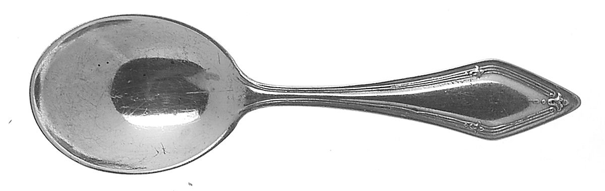 Hendrick Hudson (Sterling, 1912) Straight Handle Baby Spoon by Saart Brothers-1