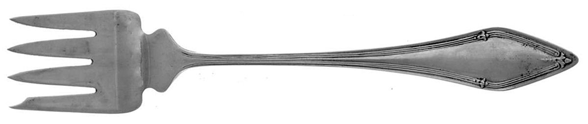 Hendrick Hudson (Sterling, 1912) Large Ramekin Fork by Saart Brothers-1