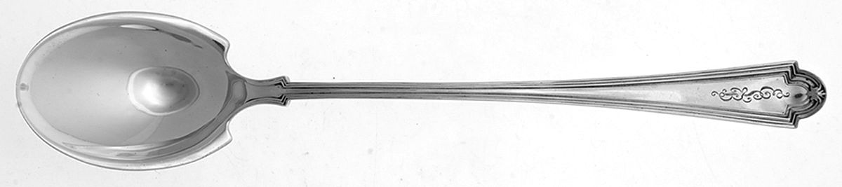 Hermitage (Sterling, 1910) Large Lettuce Serving Spoon by Saart Brothers-1