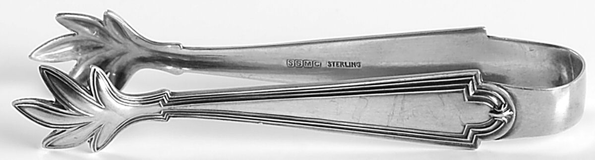 Hermitage (Sterling, 1910) Bon Bon Tongs by Saart Brothers-1
