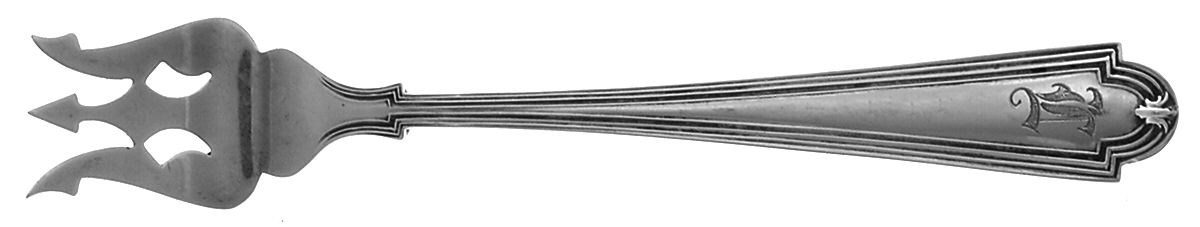 Hermitage (Sterling, 1910) Oyster Fork by Saart Brothers-1