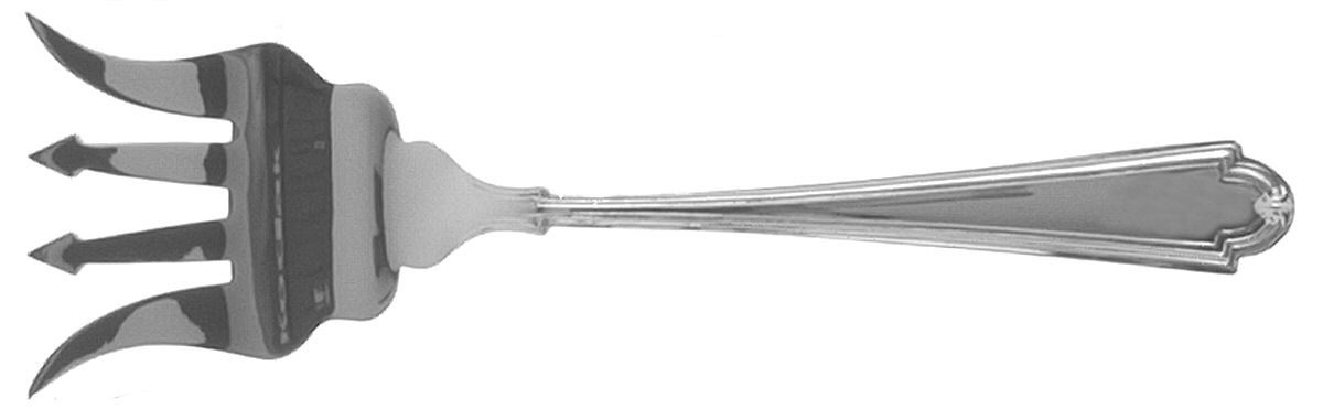 Hermitage (Sterling, 1910) Small Chipped Beef Fork by Saart Brothers-1