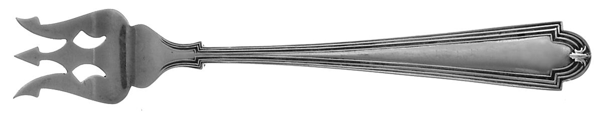 Hermitage (Sterling, 1910) Oyster Fork by Saart Brothers-1