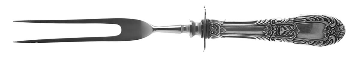 Lady Fairfield (Sterling, 1930) Small Steak Carving Fork with Stainless Prongs by Saart Brothers-1