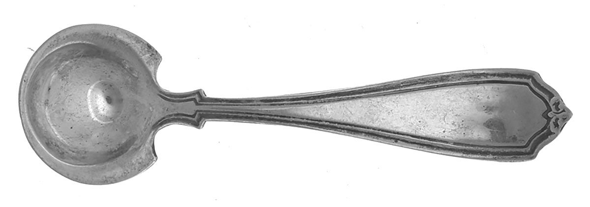 La Tosca (Sterling, 1900) Individual Salt Spoon by Saart Brothers-1