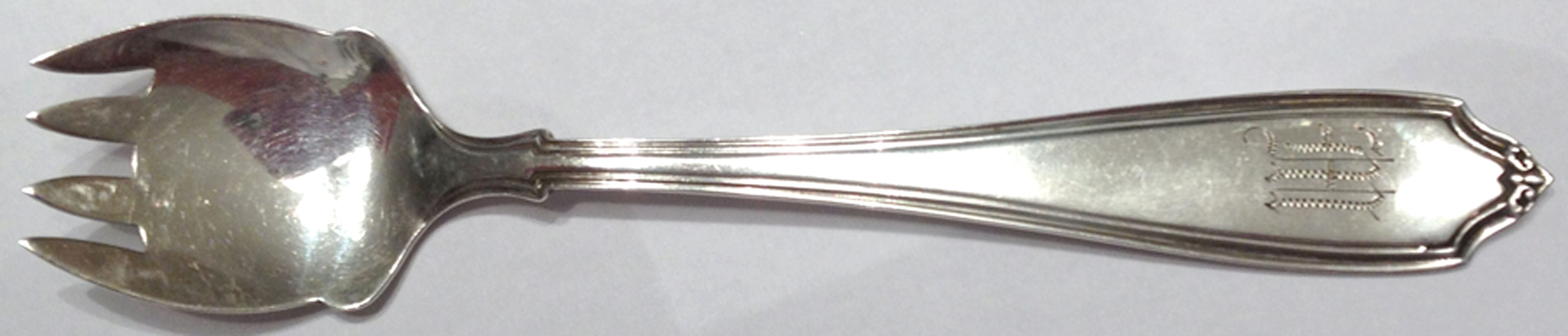La Tosca (Sterling, 1900) Ice Cream Fork by Saart Brothers-1