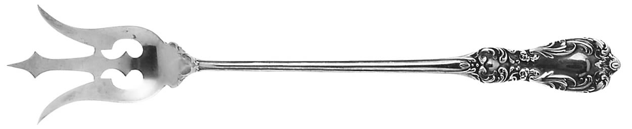 NO 1 (Sterling, 1900) Large Lettuce Serving Fork by Saart Brothers-1