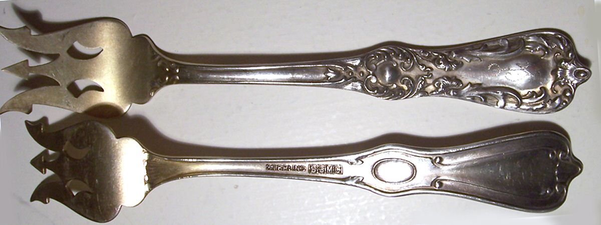 NO 1 (Sterling, 1900) Oyster Fork by Saart Brothers-1