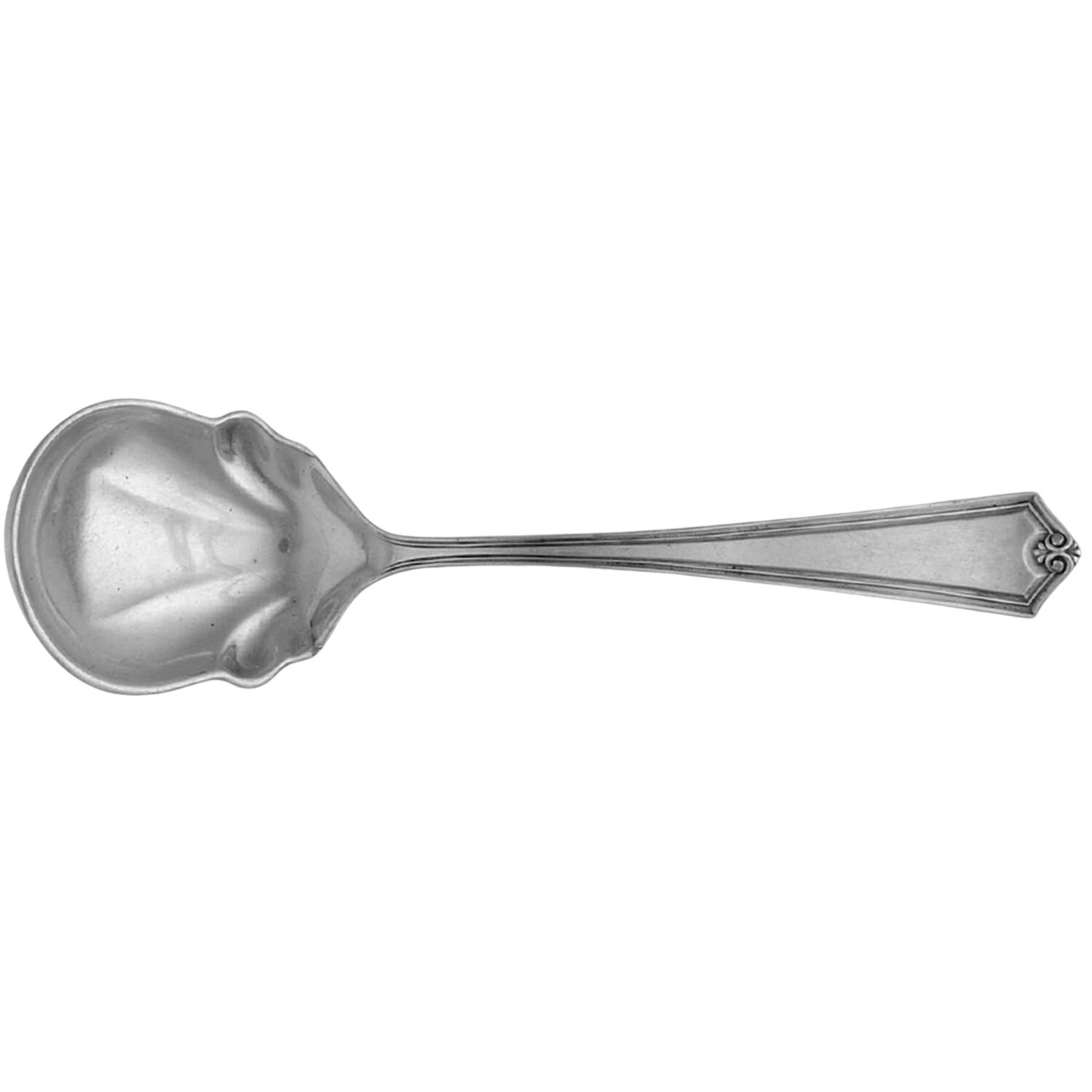 Potomac (Sterling, 1930, No Monograms) Sugar Shell Spoon by Saart Brothers-1