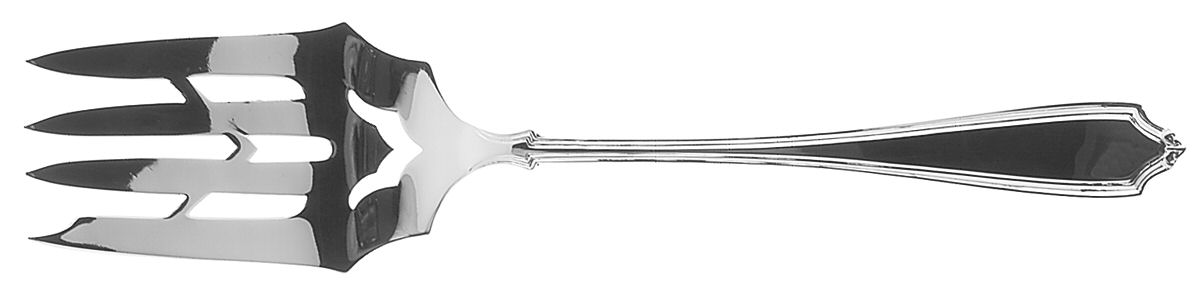 Potomac (Sterling, 1930, No Monograms) Fork-Cold Meat/Servg-Sm/Solid by Saart Brothers-1