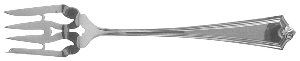 Potomac (Sterling, 1930, No Monograms) Large Ramekin Fork by Saart Brothers-1